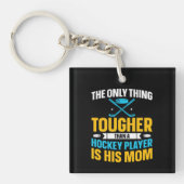 Tough Hockey mama Sleutelhanger (voorkant)