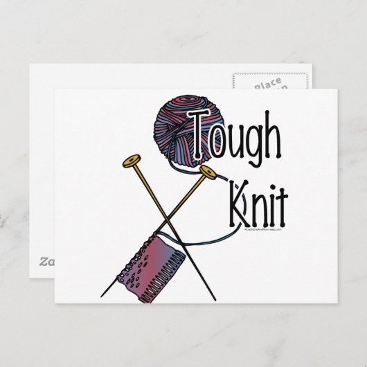 Tough Knit Briefkaart (Voorkant / Achterkant)