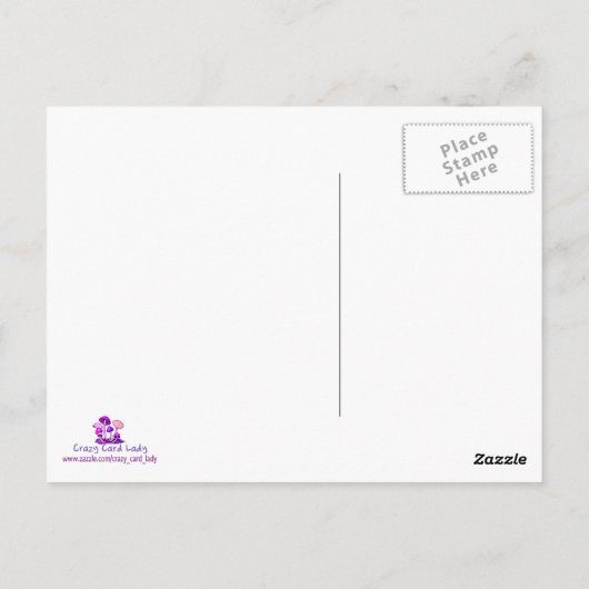 Tough Old Bird Briefkaart (Achterkant)