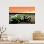 Tough Street Machine - Green Machine poster (Keuken)