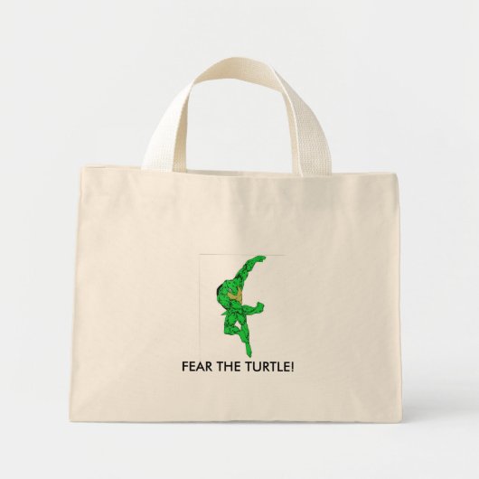Tough Terrapin Mini Tote Bag (Voorkant)
