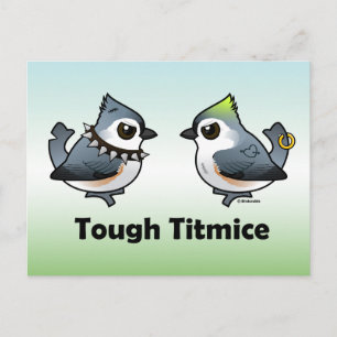 Tough Titmice Briefkaart