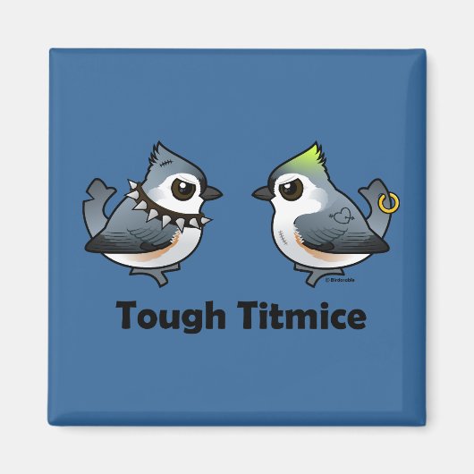 Tough Titmice Magneet (Voorkant)