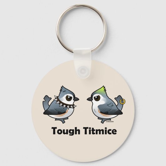 Tough Titmice Sleutelhanger (Achterkant)