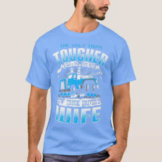 Tough Tow-truck Wife Funny Tattoo StyleBac T-shirt