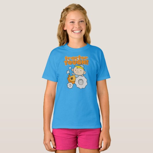 Tough van de tractor t-shirt (Voorkant volledig)