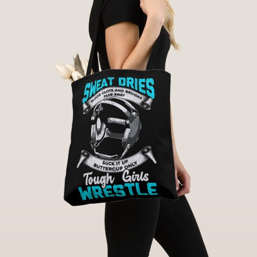 Tough Wruing Girl Gift Bruises Sport Voman Tote Bag (Dichtbij)