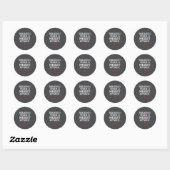 Tougher Than A Heart Attack Heart Disease Awarenes Ronde Sticker (Vel)