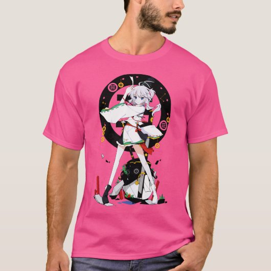Touhou Project - Mononobe No Futo T-shirt (Voorkant)