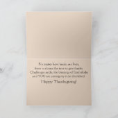 Toujours-Thanksgiving Feestdagen Kaart (Binnen)