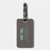 Toul St. Etienne Cathedral Frankrijk gift Bagagelabel (Achterkant verticaal)