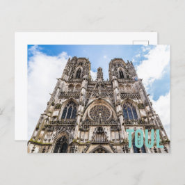 Toul St. Etienne Cathedral Frankrijk gift Feestdagenkaart