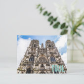 Toul St. Etienne Cathedral Frankrijk gift Feestdagenkaart (Staand voorkant)