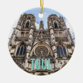 Toul St. Etienne Cathedral Frankrijk gift Keramisch Ornament (Voorkant)
