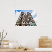 Toul St. Etienne Cathedral Frankrijk gift Poster (Keuken)
