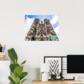 Toul St. Etienne Cathedral Frankrijk gift Poster (Thuiskantoor)