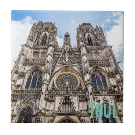 Toul St. Etienne Cathedral Frankrijk gift Tegeltje