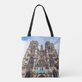 Toul St. Etienne Cathedral Frankrijk gift Tote Bag (Achterkant)