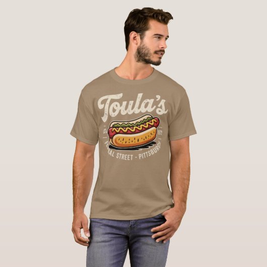 Toula's hotdogs - Pittsburgh T-shirt (Voorkant volledig)