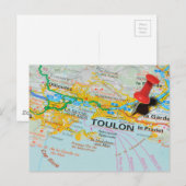 Toulon, Frankrijk Briefkaart (Voorkant / Achterkant)