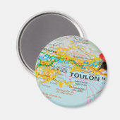 Toulon, Frankrijk Magneet (Voorkant / Achterkant)
