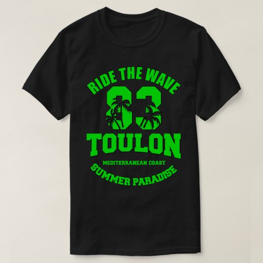 Toulon Frankrijk T-shirt (Design voorkant)