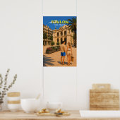 Toulon Opera – Vintage Reisposter Poster (Keuken)