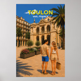 Toulon Opera – Vintage Reisposter Poster