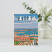Toulon Photo Vintage Briefkaart (Staand voorkant)