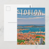 Toulon Photo Vintage Briefkaart (Voorkant / Achterkant)