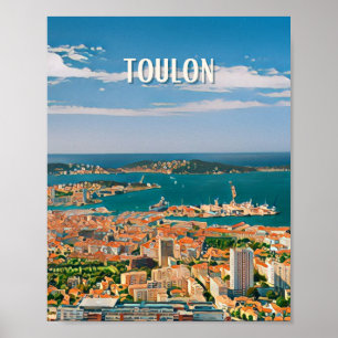 Toulon Photo Vintage Poster
