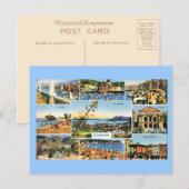 Toulon, Vroege multiviewkaart, 1920 Briefkaart (Voorkant / Achterkant)