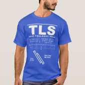 Toulouse Blagnac Airport TLS T-shirt (Voorkant)