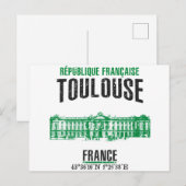 Toulouse Briefkaart (Voorkant / Achterkant)