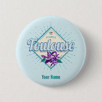 Toulouse City France Retro Violets Souveni