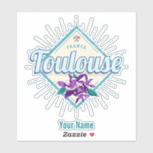 Toulouse City France Retro Violets  Souveni