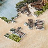 Toulouse Cityscape France Jigzaag Puzzle Legpuzzel (Zijkant)