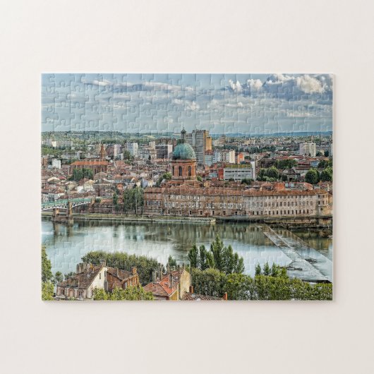 Toulouse Cityscape France Jigzaag Puzzle Legpuzzel (Horizontaal)