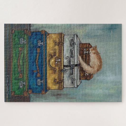 Toulouse de reiziger legpuzzel (Horizontaal)