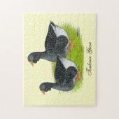Toulouse Dewlap Geese Legpuzzel (Verticaal)