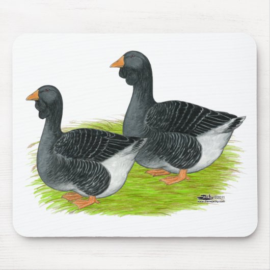 Toulouse Dewlap Geese Muismat (Voorkant)