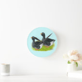 Toulouse Dewlap Geese Ronde Klok (Huis)