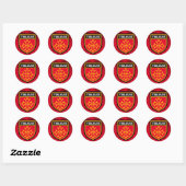 Toulouse Flag Ronde Sticker (Vel)