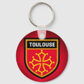 Toulouse Flag Sleutelhanger (Voorkant)