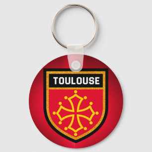 Toulouse Flag Sleutelhanger