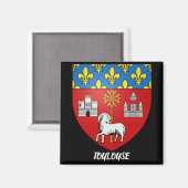 Toulouse France Kitchen Magnet (Voorkant / Achterkant)