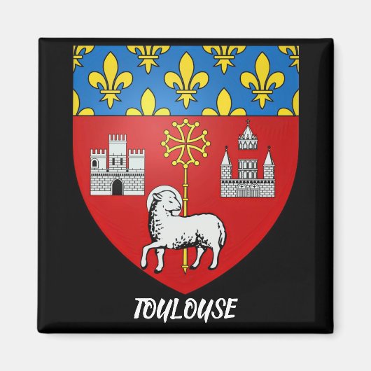 Toulouse France Kitchen Magnet (Voorkant)