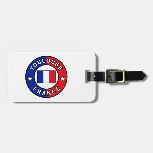 Toulouse Frankrijk Bagagelabel (Voorkant horizontaal)