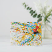 Toulouse, Frankrijk Briefkaart (Staand voorkant)