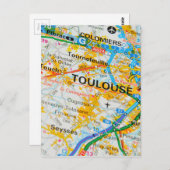 Toulouse, Frankrijk Briefkaart (Voorkant / Achterkant)